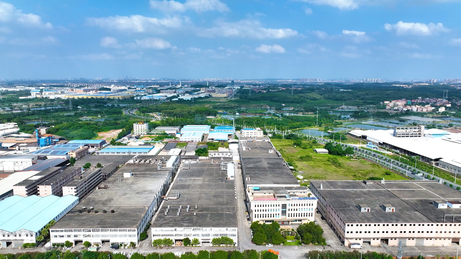 Aerial view of MICAWA manufacturing facility